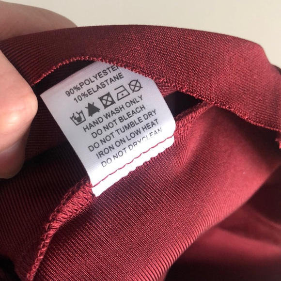 Akira Bandage Midi Skirt *deep red* - Picture 5 of 7